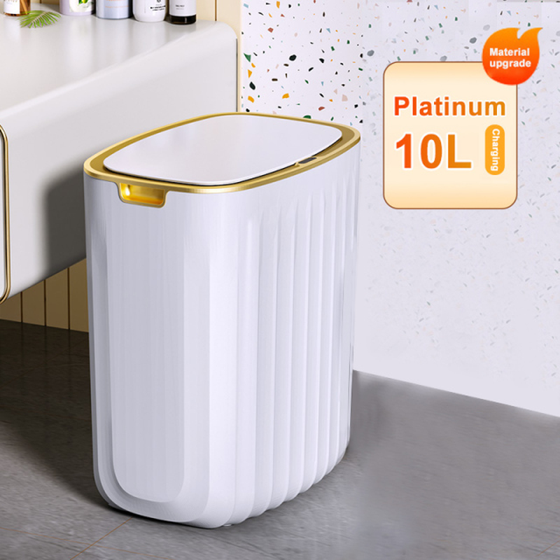 Smart Sensor Garbage Bin Kitchen Bathroom Toilet Trash Can Best Automa – AS  A QUEEN